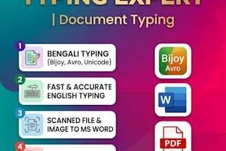 type bengali pdf image to ms word and convert image to pdf
