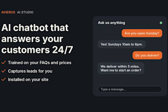 build an ai chatbot that answers your customers 24 7