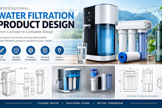 design innovative water filtration and purification products
