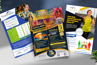design flyer, poster, sales sheet, sell sheet, rack