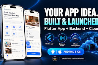 build your flutter app with backend and cloud deployment