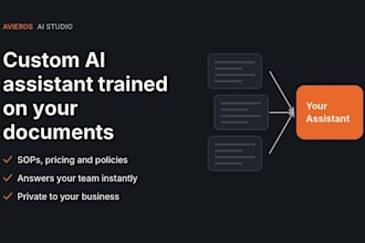 build a custom gpt assistant trained on your business documents