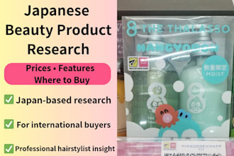 research japanese beauty and haircare products for you