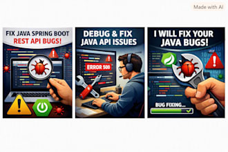 fix and debug java spring boot rest apis