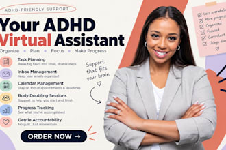 be your personal adhd virtual assistant accountability partner for daily tasks