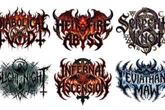do metal demonic metal occult metal raw black logo