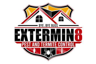 make catchy and creative logo for pest company