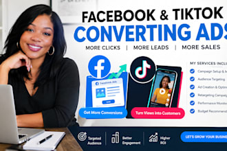 create highly converting facebook video ads, tiktok video ads