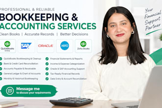 bookkeeping, accounting, quickbooks cleanup, oracle and sap