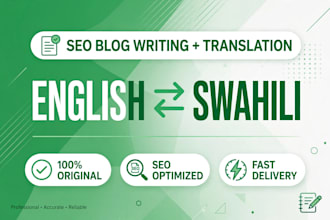 do perfect translations, write blogs and website articles