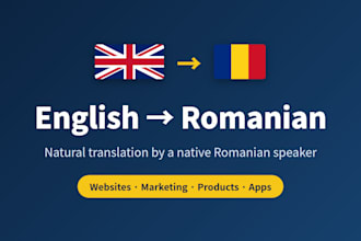 translate english to romanian as a native romanian speaker
