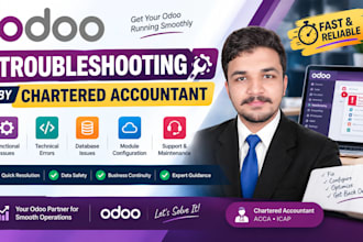 troubleshoot and fix odoo erp errors, bugs and issues