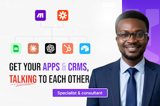 build zapier automation make com automation and API integrations and workflows