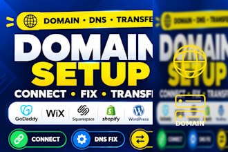 connect, fix, transfer and redirect your domain