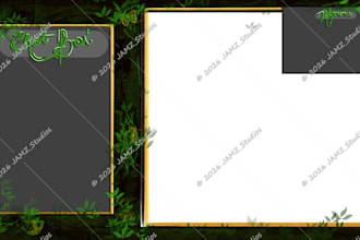design custom twitch overlays, panels and stream graphics