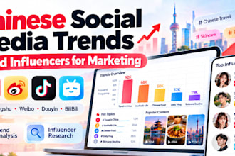 analyze chinese social media trends and find influencers for marketing