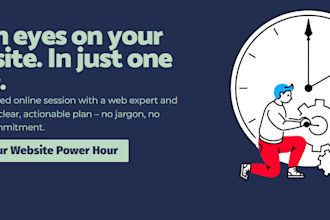 spend an hour consulting with you about your website