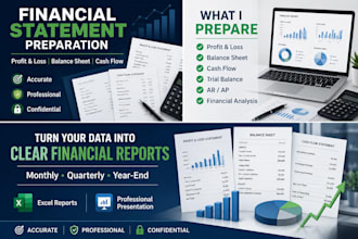 prepare accurate balance sheet, cash flow statements