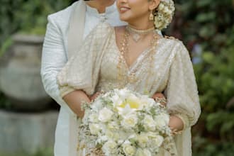 wedding photo editing and color correction