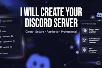 create a discord server for you