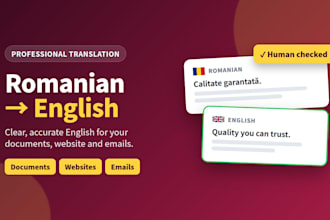 translate romanian to english accurately and clearly