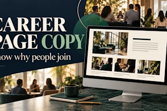 write german career page copy for your employer brand