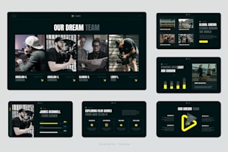 cinematic film pitch deck epk movie lookbook film presentation TV or web series