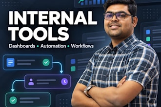 build an internal admin dashboard