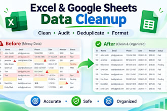 clean audit deduplicate and organize your excel or google sheets data