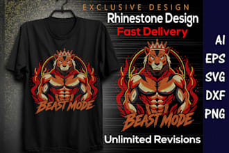 create custom rhinestone design