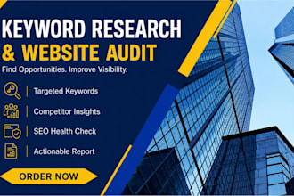 find profitable keywords and audit your website