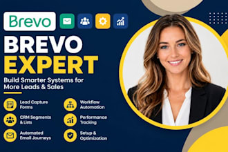 build brevo lead capture forms crm segments automated email journeys
