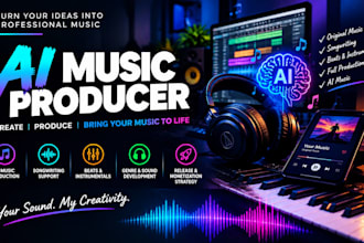 create ai music, ai music producer, songwriting, music production, ai music