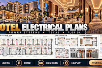 design hotel electrical plans and power systems in texas, florida