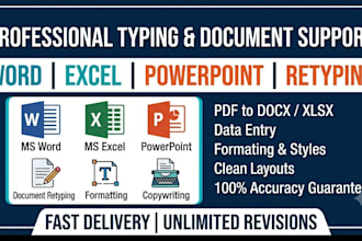 do data entry and typing