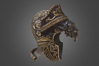 sculpt stl printable 3d helmet  props model, 3d mask head, cosplay models amor