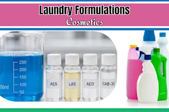 develop formula for laundry cosmetic products as a formulation cosmetic chemist