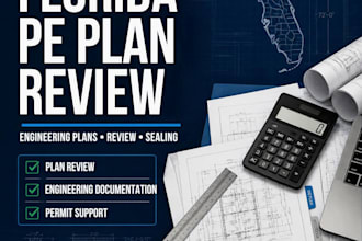 review and seal eligible florida engineering plans