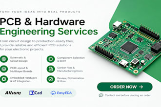design professional pcb, hardware and schematic
