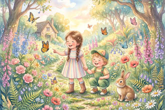 illustrate children stories beautiful 3d illustration 2d illustration kids book