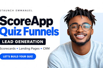 build scoreapp quiz funnel scorecard landing page for lead generation