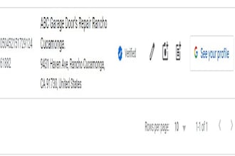 set up google my business listing, verified gmb, map