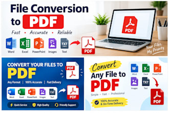 convert PDF,word and excel files accurately