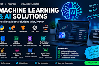 build machine learning models and ai solutions in python