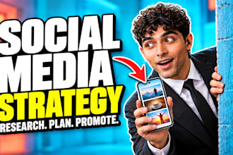 build a social media strategy and posting plan for your brand