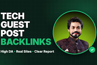 publish article with tech guest post backlinks