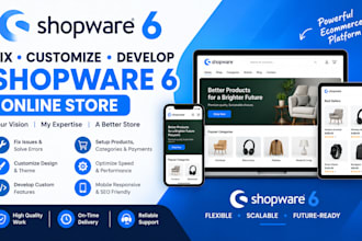 fix customize develop shopware 6 online store