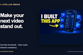 design bold youtube thumbnails for tech and creator videos