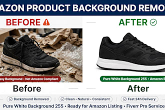 do amazon product background removal