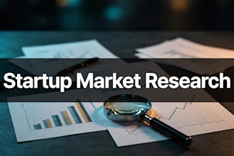 write a market research report for your startup idea